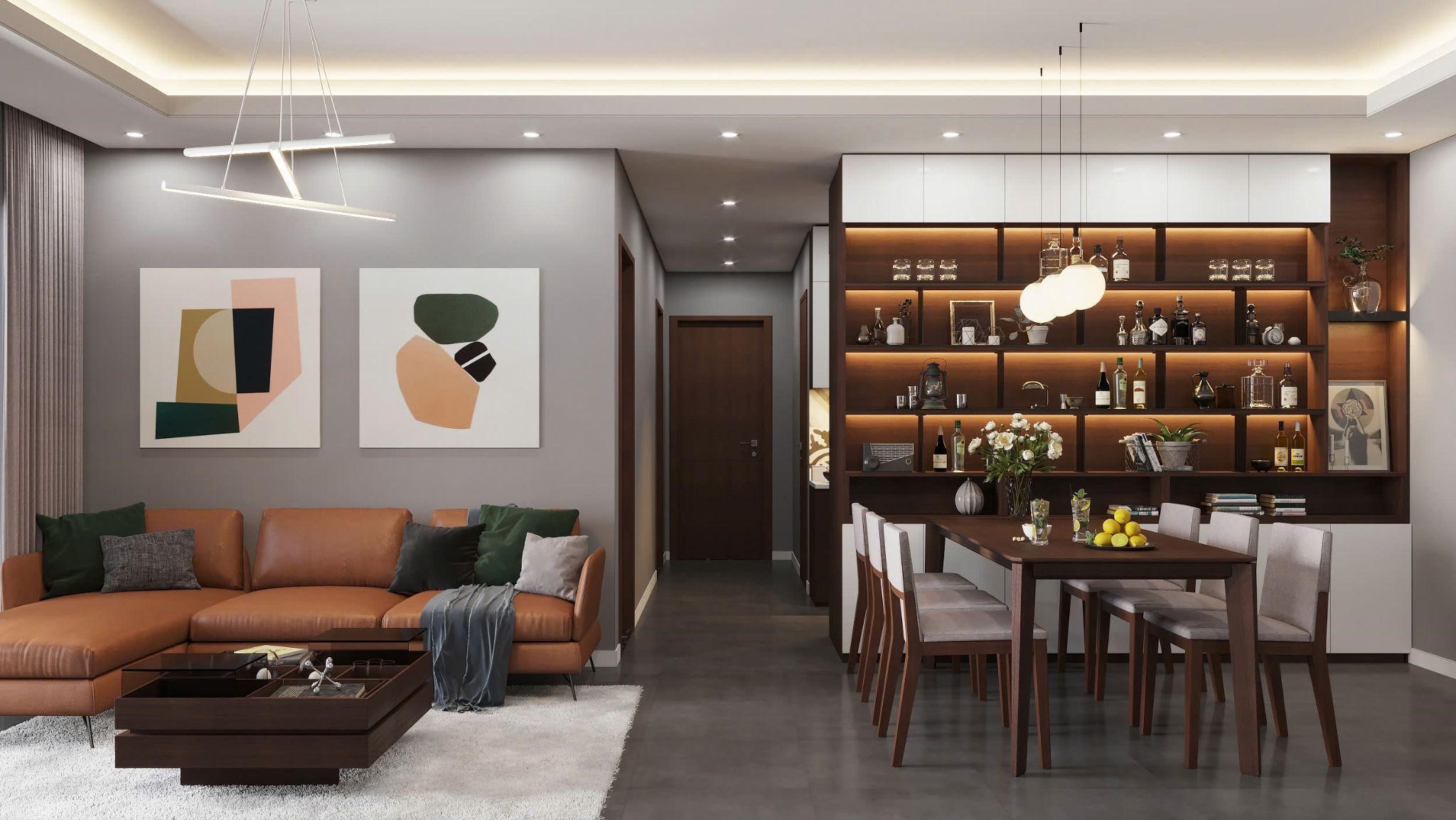 nội thất căn hộ yên bình complex